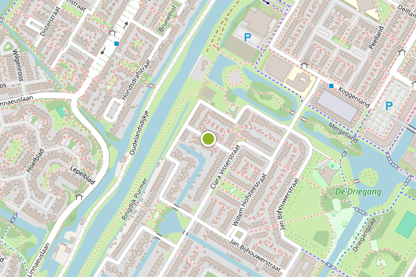 Ambulance-melding op Luitje Broekemastraat, Purmerend op 23 juli, kaart-overzicht