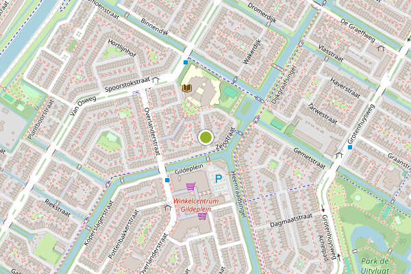 Ambulance-melding op Zeisstraat, Purmerend op 23 juli, kaart-overzicht