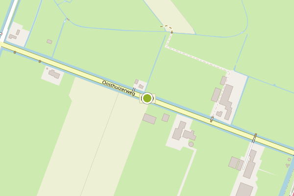 Ambulance-melding op Oosthuizerweg, Noordbeemster op 24 juli, kaart-overzicht