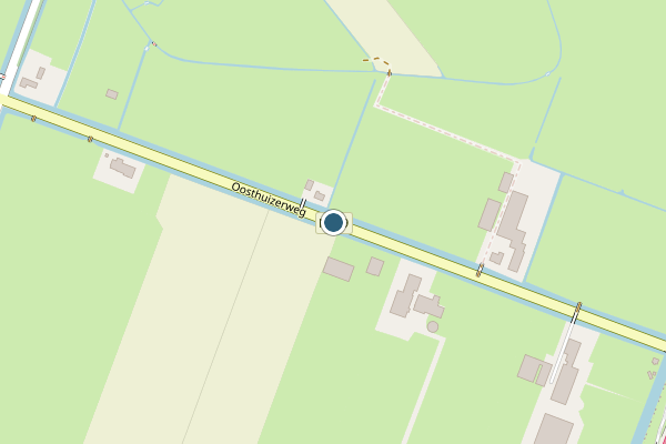 Politie-melding op Oosthuizerweg, Noordbeemster op 24 juli, kaart-overzicht