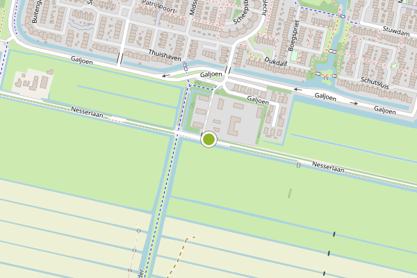 Ambulance-melding op Nesserlaan, Amstelveen op 24 juli, kaart-overzicht