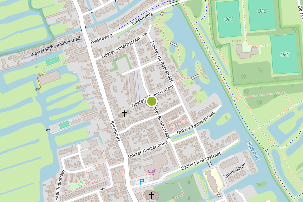 Ambulance-melding op Dokter Boomstraat, Oostzaan op 24 juli, kaart-overzicht