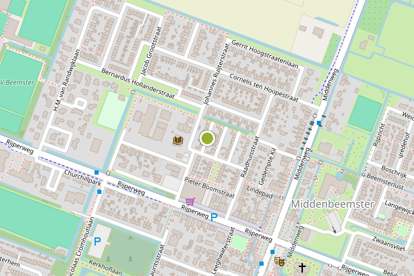 Ambulance-melding op Fabritiusstraat, Middenbeemster op 24 juli, kaart-overzicht