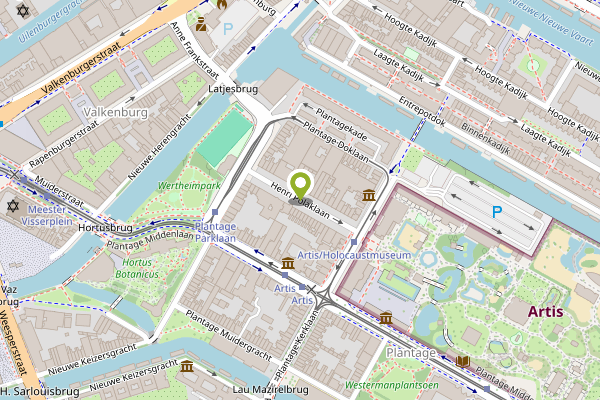 Ambulance-melding op Henri Polaklaan, Amsterdam op 24 april, kaart-overzicht