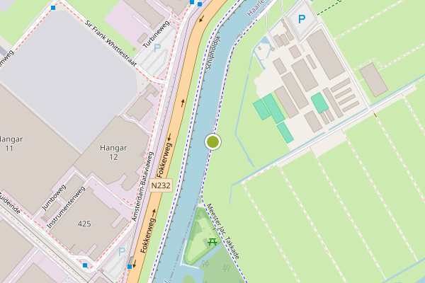 Ambulance-melding op Mr. Jac. Takkade, Aalsmeer op 25 juli, kaart-overzicht