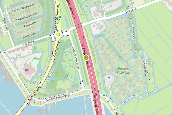 Ambulance-melding op Amsterdam op 25 juli, kaart-overzicht