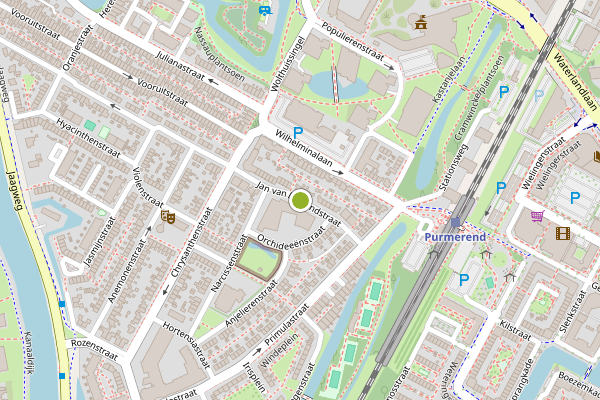Ambulance-melding op Jan van Egmondstraat, Purmerend op 25 juli, kaart-overzicht