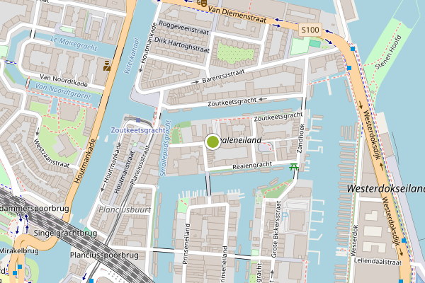 Ambulance-melding op Vierwindenstraat, Amsterdam op 25 juli, kaart-overzicht
