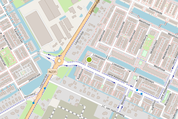 Ambulance-melding op Drakensteyn, Amstelveen op 16 mei, kaart-overzicht