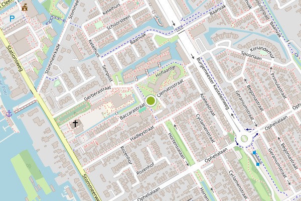 Ambulance-melding op Clematisstraat, Aalsmeer op 15 mei, kaart-overzicht