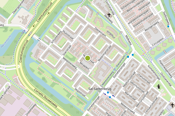 Ambulance-melding op Nadirstraat, Amsterdam op 26 juli, kaart-overzicht