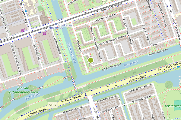 Ambulance-melding op Joannes de Swaefhof, Amsterdam op 26 juli, kaart-overzicht