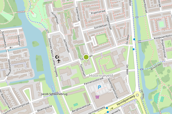 Ambulance-melding op Tjotterlaan, Zaandam op 17 mei, kaart-overzicht