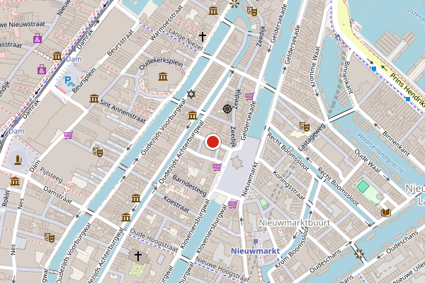 Brandweer-melding op Monnikenstraat, Amsterdam op 26 juli, kaart-overzicht