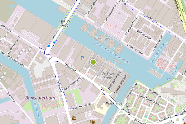 Ambulance-melding op Kruldistelstraat, Amsterdam op 26 juli, kaart-overzicht