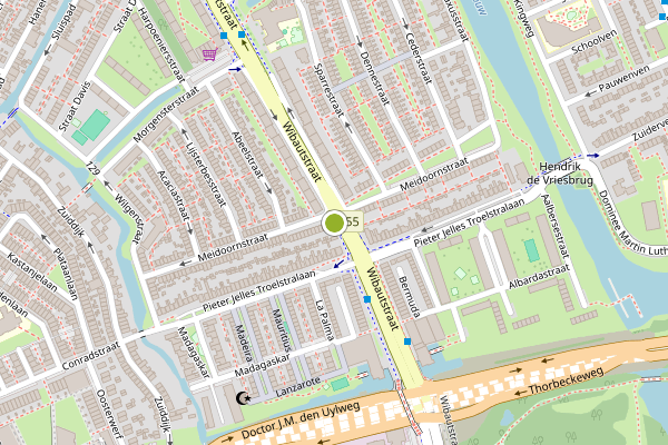 Ambulance-melding op Wibautstraat, Zaandam op 26 juli, kaart-overzicht