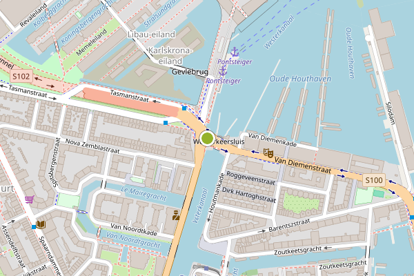 Ambulance-melding op Diemen, Amsterdam op 26 juli, kaart-overzicht