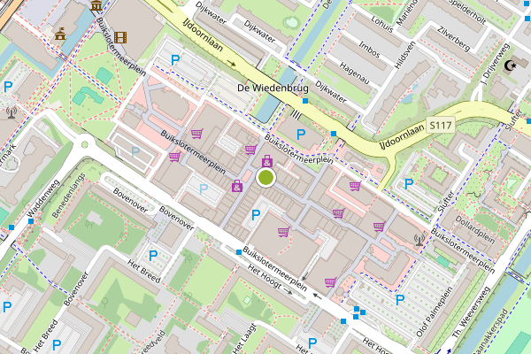 Ambulance-melding op Buikslotermeerplein, Amsterdam op 26 juli, kaart-overzicht