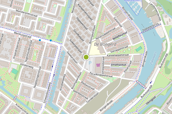 Ambulance-melding op Boomgaardlaan, Amsterdam op 26 juli, kaart-overzicht