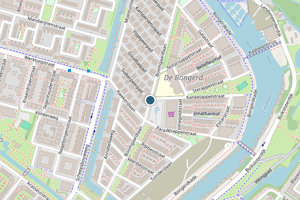 Politie-melding op Boomgaardlaan, Amsterdam op 26 juli, kaart-overzicht