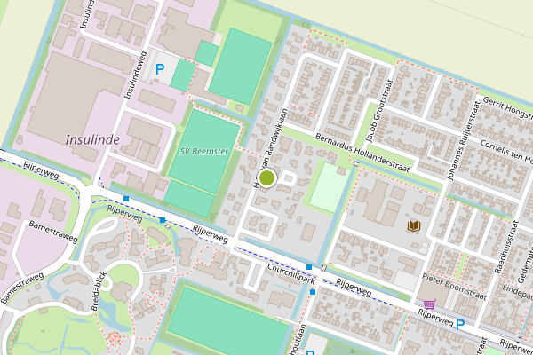Ambulance-melding op H.M. van Randwijklaan, Middenbeemster op 26 juli, kaart-overzicht