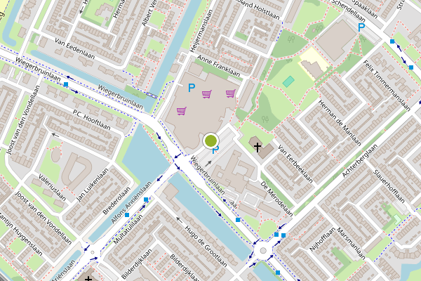Ambulance-melding op Zijdelwaardplein, Uithoorn op 15 mei, kaart-overzicht