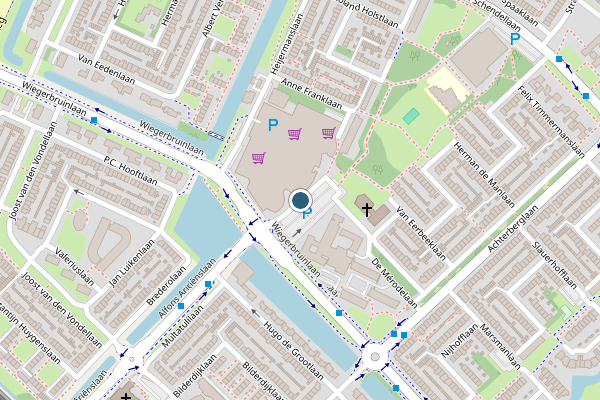 Politie-melding op Zijdelwaardplein, Uithoorn op 15 mei, kaart-overzicht