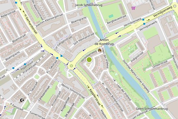 Ambulance-melding op Jan Bonekampstraat, Zaandam op 26 juli, kaart-overzicht