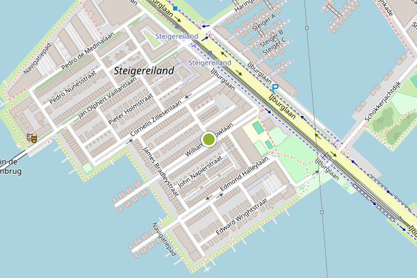 Ambulance-melding op William Barlowlaan, Amsterdam op 26 juli, kaart-overzicht
