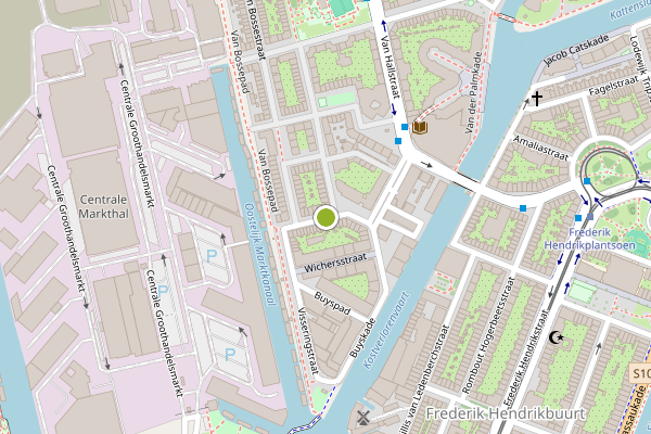 Ambulance-melding op Van Rappardstraat, Amsterdam op 26 juli, kaart-overzicht