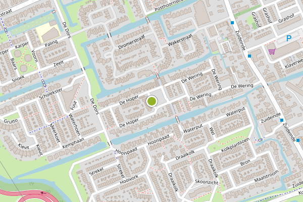 Ambulance-melding op De Hoper, Oostzaan op 15 mei, kaart-overzicht