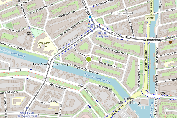 Ambulance-melding op Daniel de Langestraat, Amsterdam op 27 juli, kaart-overzicht