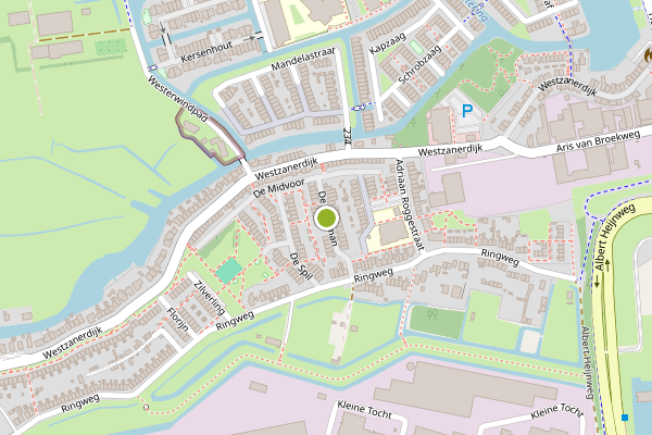 Ambulance-melding op De Doelman, Zaandam op 27 juli, kaart-overzicht