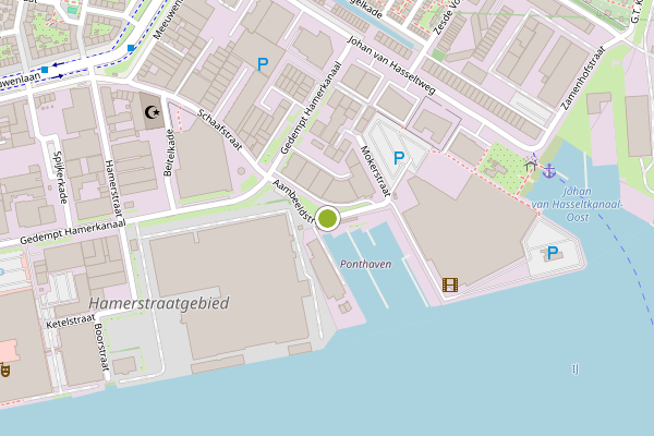 Ambulance-melding op Aambeeldstraat, Amsterdam op 27 juli, kaart-overzicht