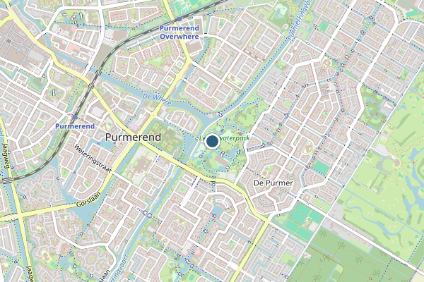 Politie-melding op Kogerveld, Purmerend op 27 juli, kaart-overzicht