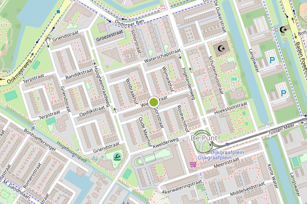 Ambulance-melding op Gorsstraat, Amsterdam op 27 juli, kaart-overzicht