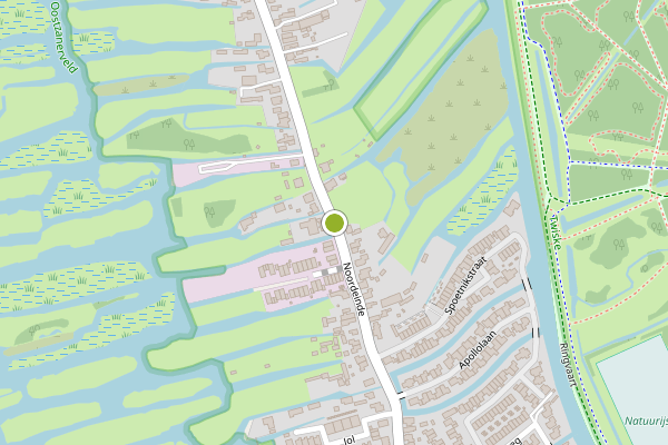 Ambulance-melding op Noordeinde, Oostzaan op 27 juli, kaart-overzicht