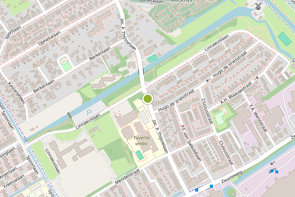 Ambulance-melding op Jac. P. Thijsselaan, Aalsmeer op 27 juli, kaart-overzicht