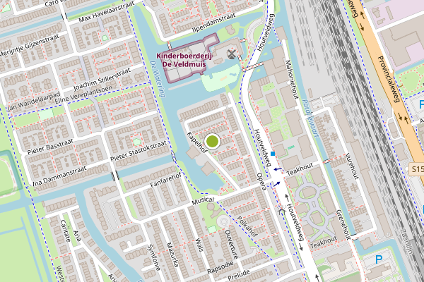 Ambulance-melding op Kapelhof, Zaandam op 28 juli, kaart-overzicht