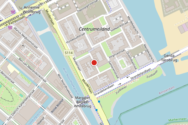 Brandweer-melding op Camille Balystraat, Amsterdam op 28 juli, kaart-overzicht