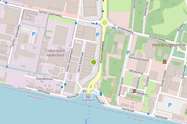Ambulance-melding op Cornelis Ouwejanstraat, Zaandam op 28 juli, kaart-overzicht