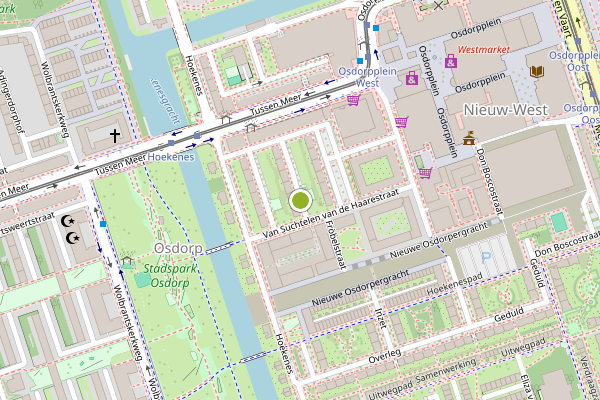 Ambulance-melding op Van Suchtelen van de Haarestraat, Amsterdam op 28 juli, kaart-overzicht