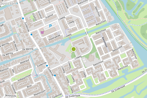 Ambulance-melding op Lisweg, Oostzaan op 28 juli, kaart-overzicht