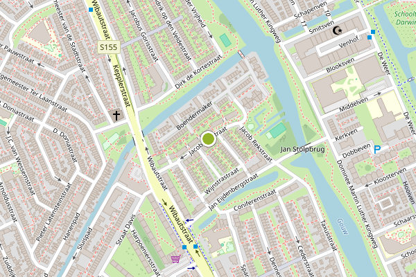 Ambulance-melding op Jacob Rekstraat, Zaandam op 17 mei, kaart-overzicht