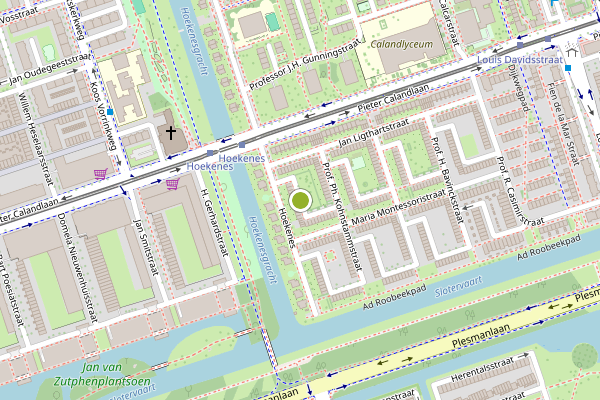 Ambulance-melding op Salzmannhof, Amsterdam op 29 juli, kaart-overzicht