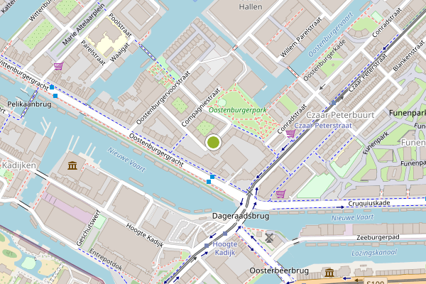 Ambulance-melding op Admiraliteitstraat, Amsterdam op 29 juli, kaart-overzicht
