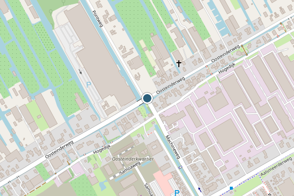 Politie-melding op Oosteinderweg, Aalsmeer op 29 juli, kaart-overzicht