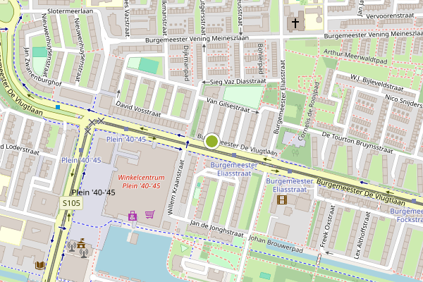 Ambulance-melding op Van Gilsestraat, Amsterdam op 18 mei, kaart-overzicht