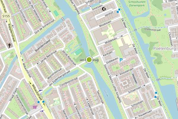 Ambulance-melding op Jan Eijdenbergstraat, Zaandam op 18 mei, kaart-overzicht