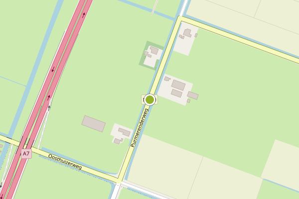 Ambulance-melding op Purmerenderweg, Noordbeemster op 31 juli, kaart-overzicht